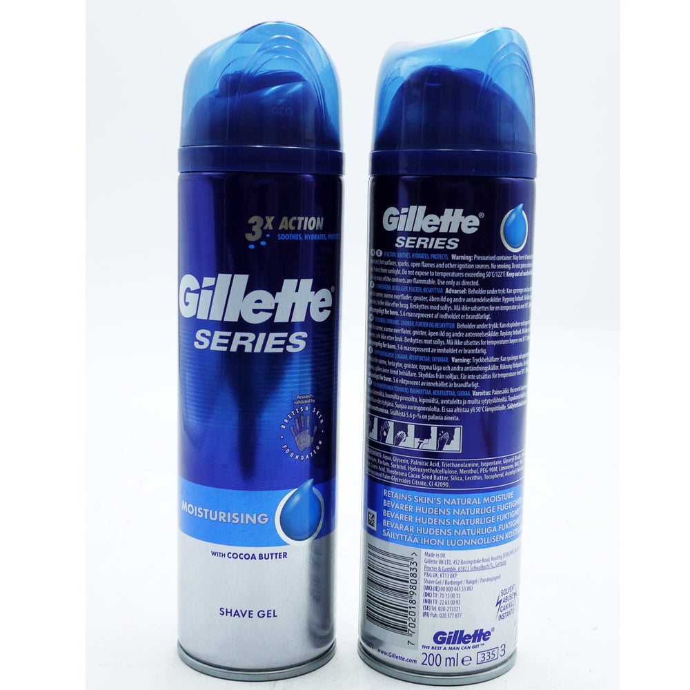 Gillette-Series-Moisturizing-Shaving-Gel-200ml Gillette-Series-Moisturizing-Shaving-Gel-200ml